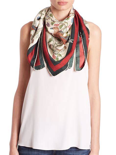 gucci scarf saks|Gucci Women's Scarves .